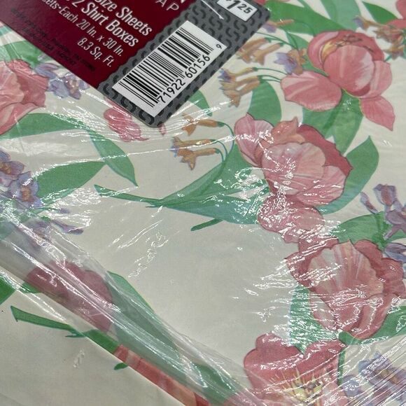 NWT Artfaire Vintage wrapping paper floral and patterns. 8 new in packages. - Picture 8 of 10
